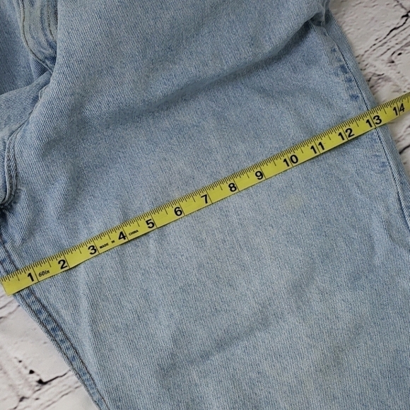 VINTAGE 90s Levis 522 USA Tapered Fit & Leg 37 Short - Picture 14 of 15